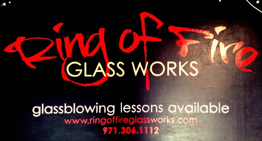 Ring of Fire Glass Works, Rockaway Beach, Oregon